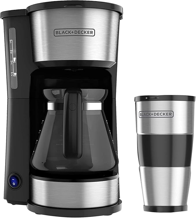 Black+Decker 4-in-1 Coffee Maker with Personal Cup