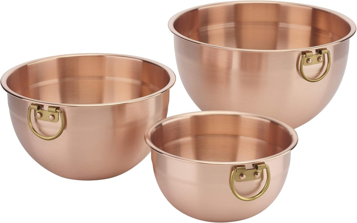 Cuisinart Juego de 3 Tazones para Mezclar de Cobre