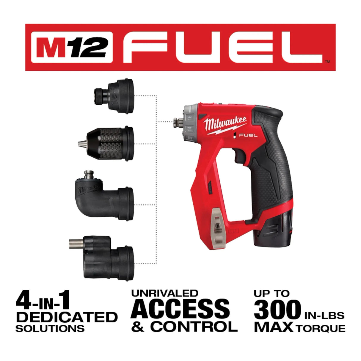Milwaukee Kit de taladro/destornillador de instalación M12 FUEL™