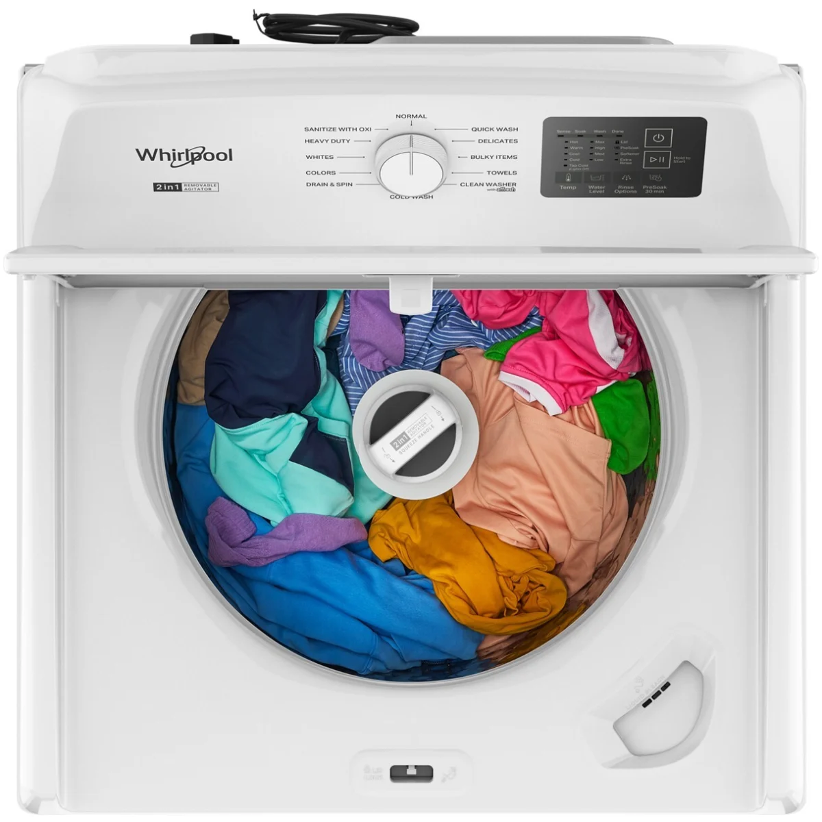 WTW4107SW LAVADORA 4.3 PIES CUBICOS