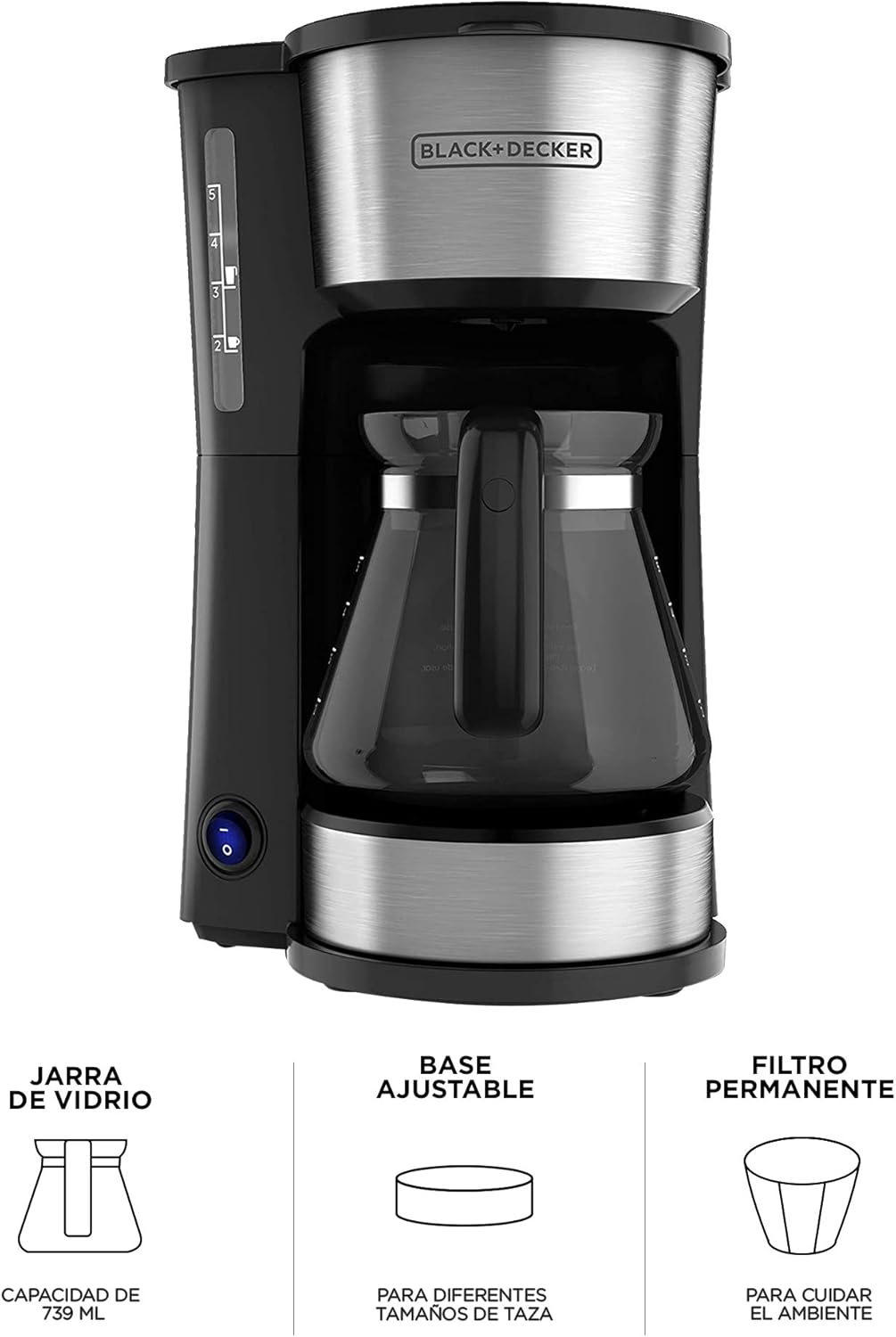 Black+Decker 4-in-1 Coffee Maker with Personal Cup