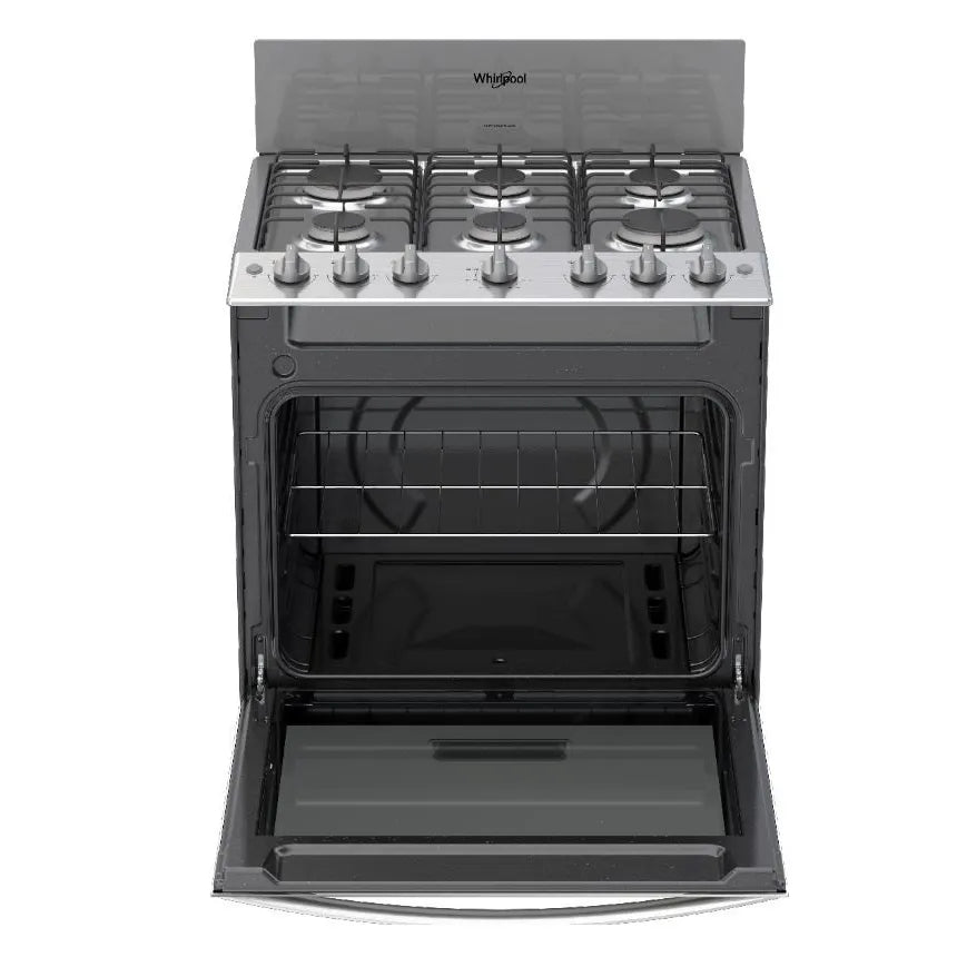 Whirlpool Estufa de Gas con 6 Quemadores Sellados
