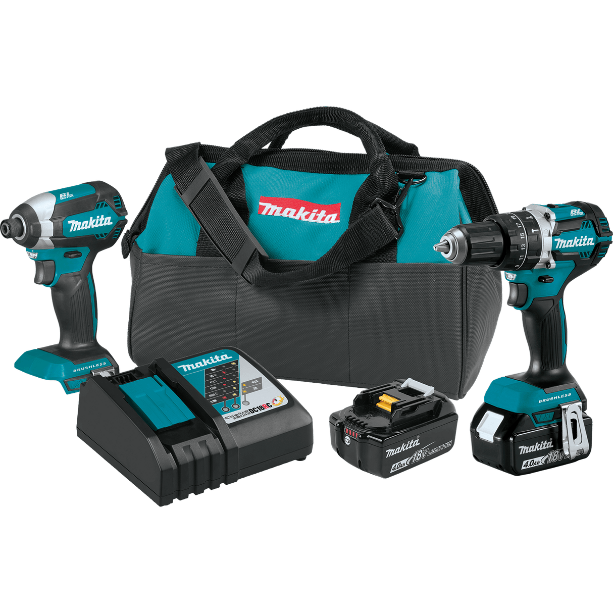 Makita Kit de 2 Piezas Inalámbrico LXT de 18V