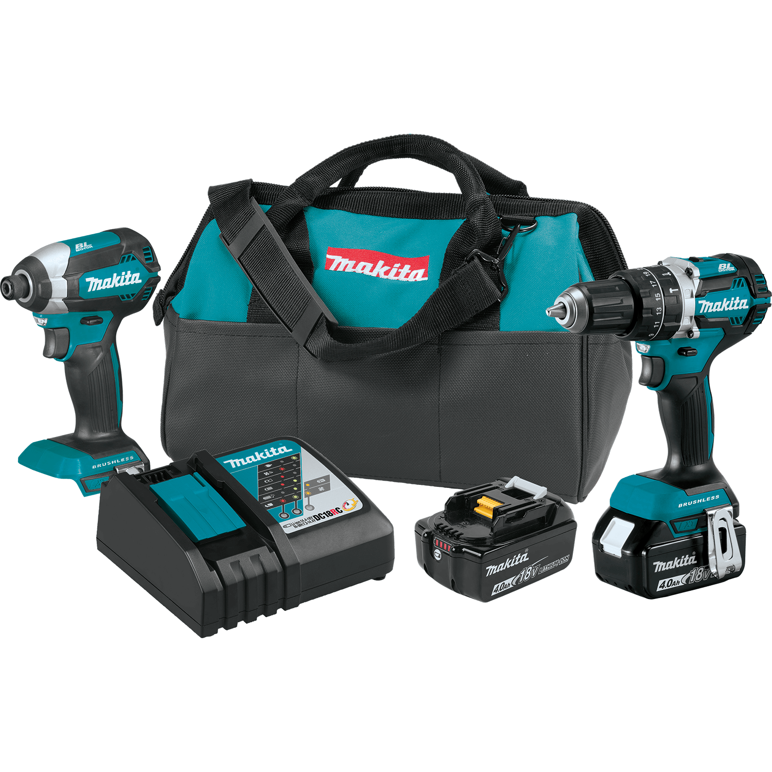 Makita Kit de 2 Piezas Inalámbrico LXT de 18V