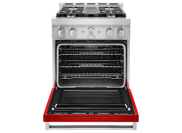 KitchenAid Estufa de Gas con 4 Quemadores Sellados