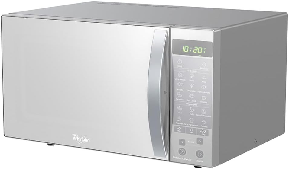Horno de Microondas con 1.1 Pies Cúbicos, Color Plata 0.7 - 1.1 CU.F