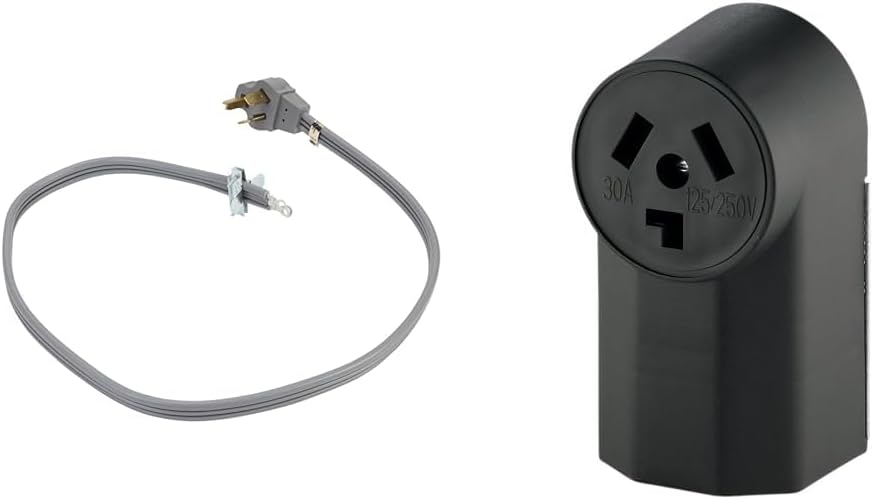 Cable de Alimentación Eléctrico para Secadora Whirlpool PT220L de 4 Pies