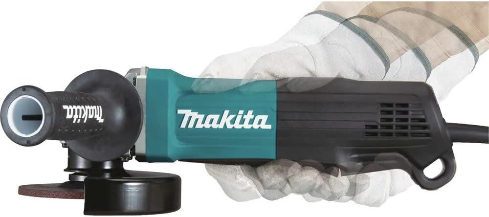 Makita Esmeril Angular de 4-1/2" / 5" con Interruptor de Paleta