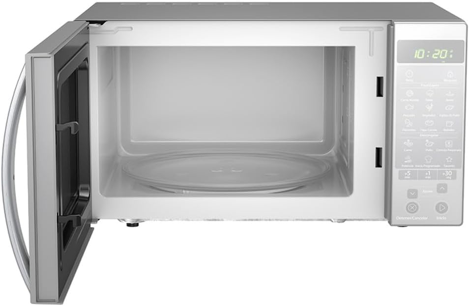 Horno de Microondas con 1.1 Pies Cúbicos, Color Plata 0.7 - 1.1 CU.F