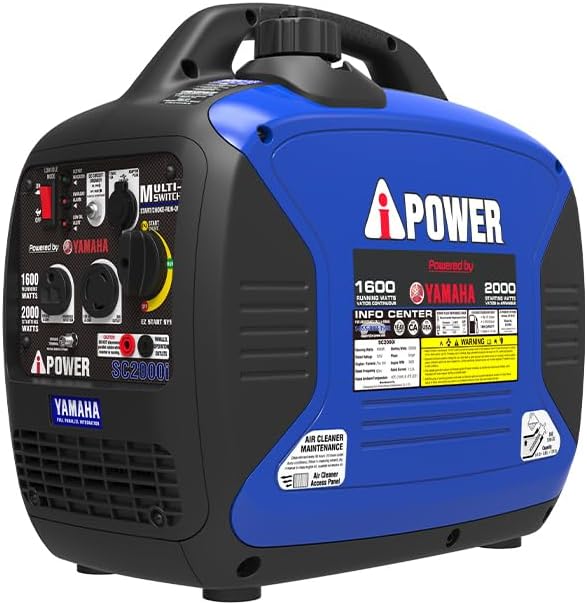 A-iPower Generador Inversor Portátil 2000W