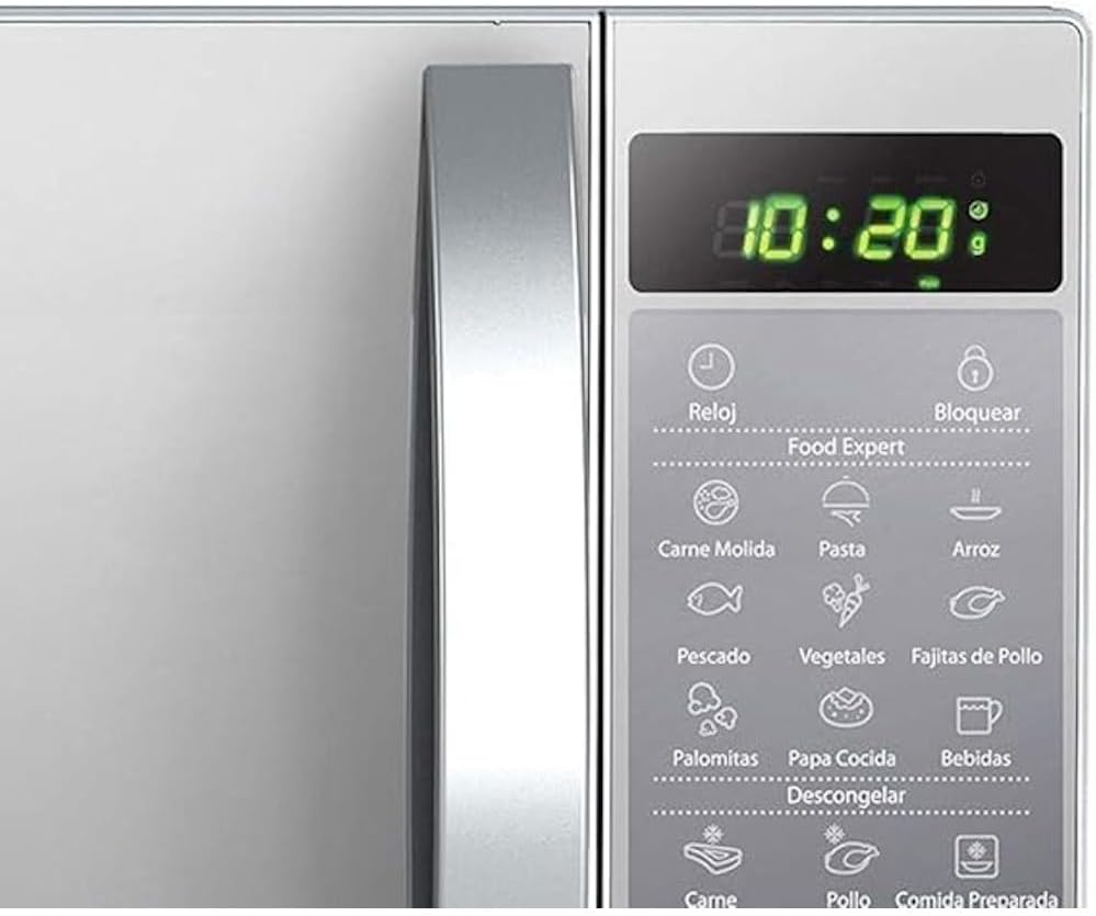 Horno de Microondas con 1.1 Pies Cúbicos, Color Plata 0.7 - 1.1 CU.F