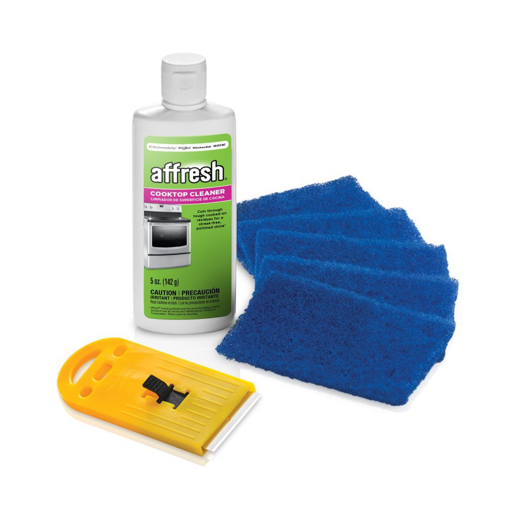 Kit de Limpieza para Estufas Affresh® (Limpiador + Almohadillas + Raspador)