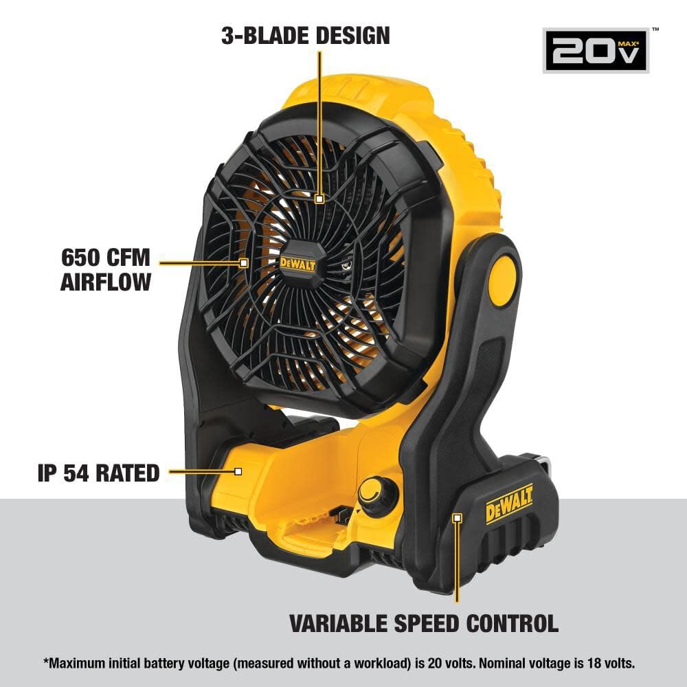 DeWalt Ventilador para Sitio de Trabajo