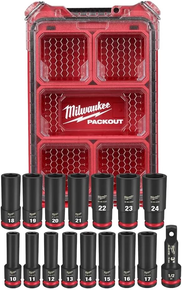 Milwaukee Juego de Sockets de Impacto Shockwave