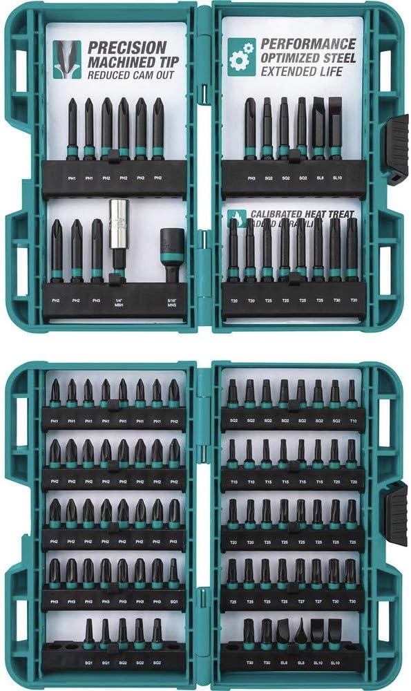Makita Juego de 100 Brocas de Impacto Impactx