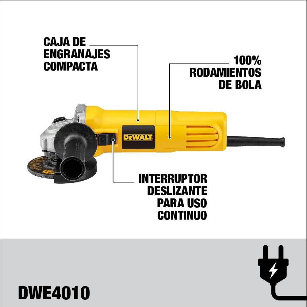 DeWalt Esmeril Angular 4-1/2"