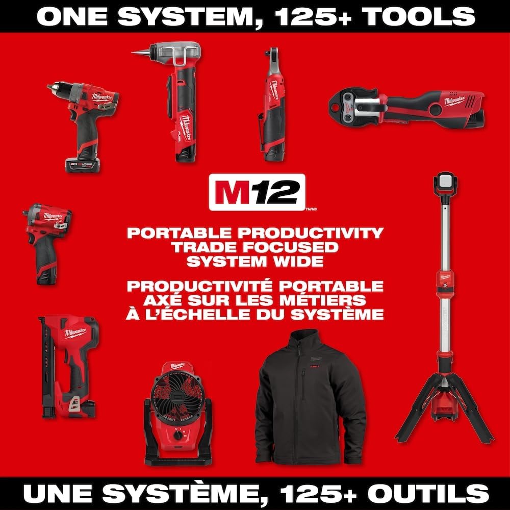 Cargador y Batería Milwaukee M12™ – Kit de Carga Rápida