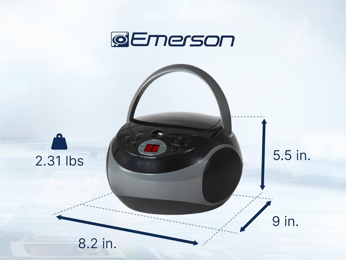 Radio Portátil Emerson EPB-3000 con Reproductor de CD