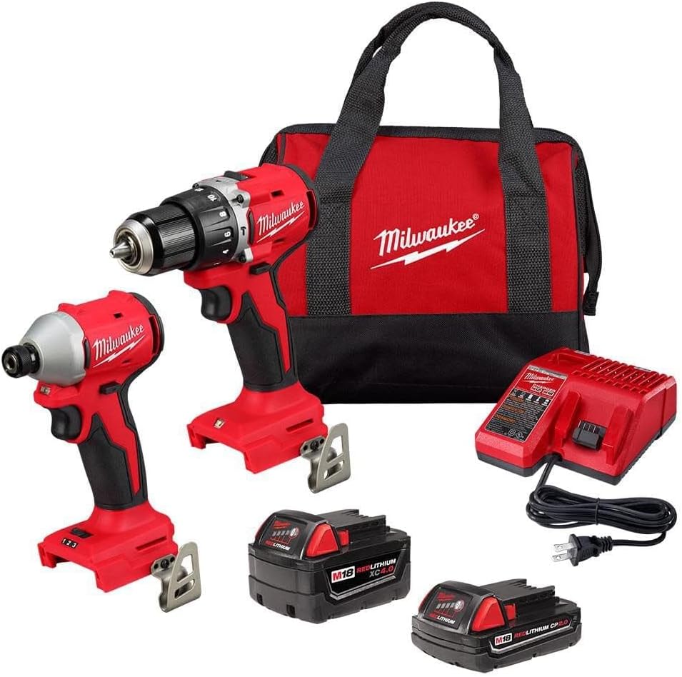 Milwaukee Kit Combinado de 2 Herramientas Compactas M18