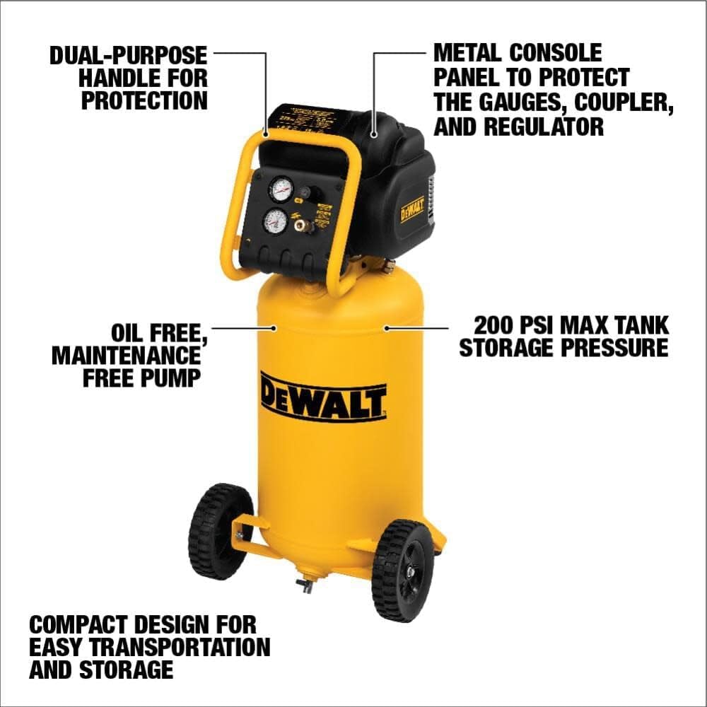 DeWalt Compresor de Aire Portátil Vertical