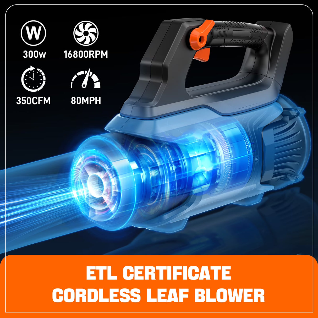 BLAX2-M 20V CORDLESS 350CFM BLOWER
