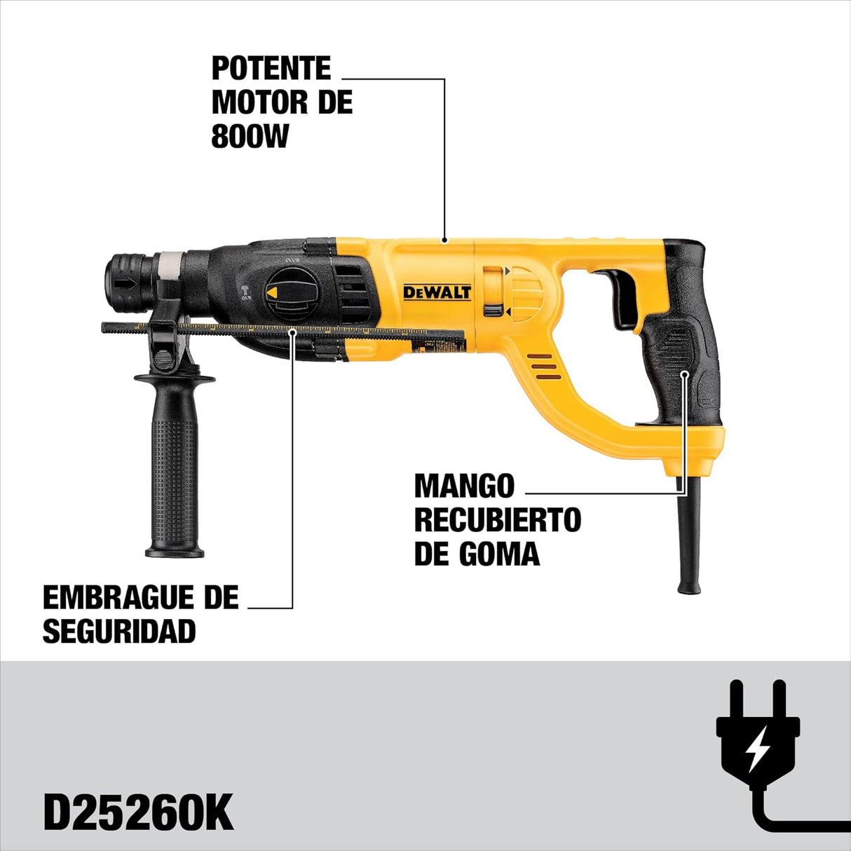 DeWalt Martillo Rotatorio SDS Plus 1"
