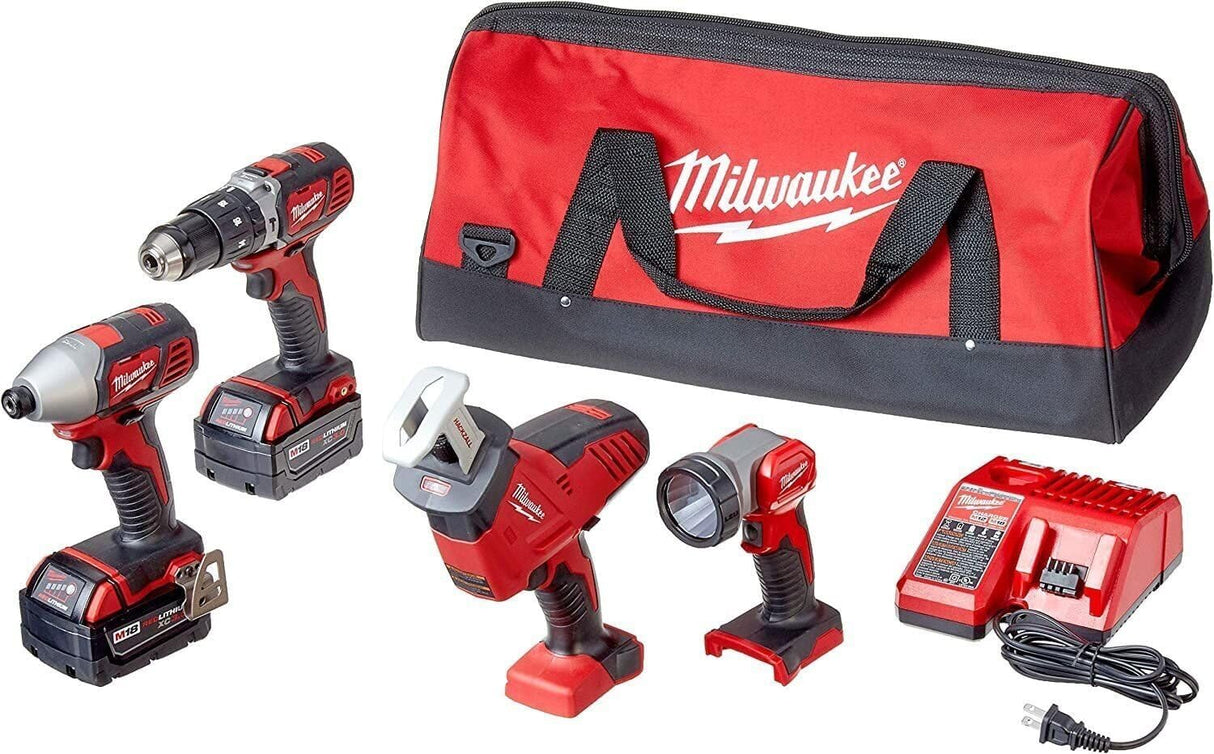 Milwaukee M18™ Cordless LITHIUM-ION 4-Tool Combo Kit