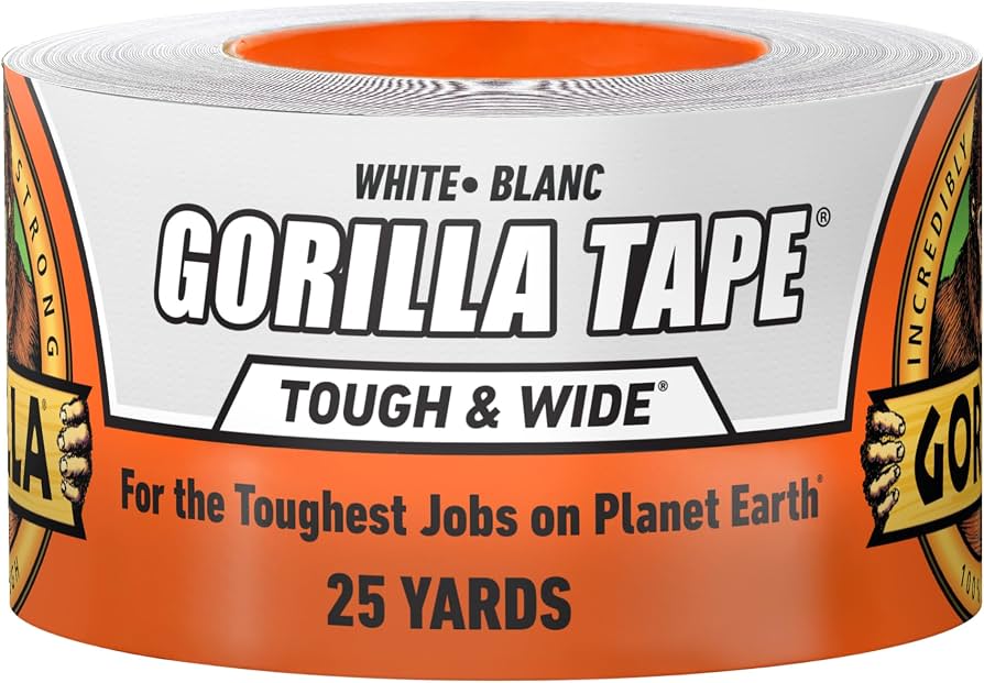 Gorilla 25YDS 05242700562 GORILLA 25YDS TOUGHT & WIDE 2.88 WHITE | Home Appliance PR