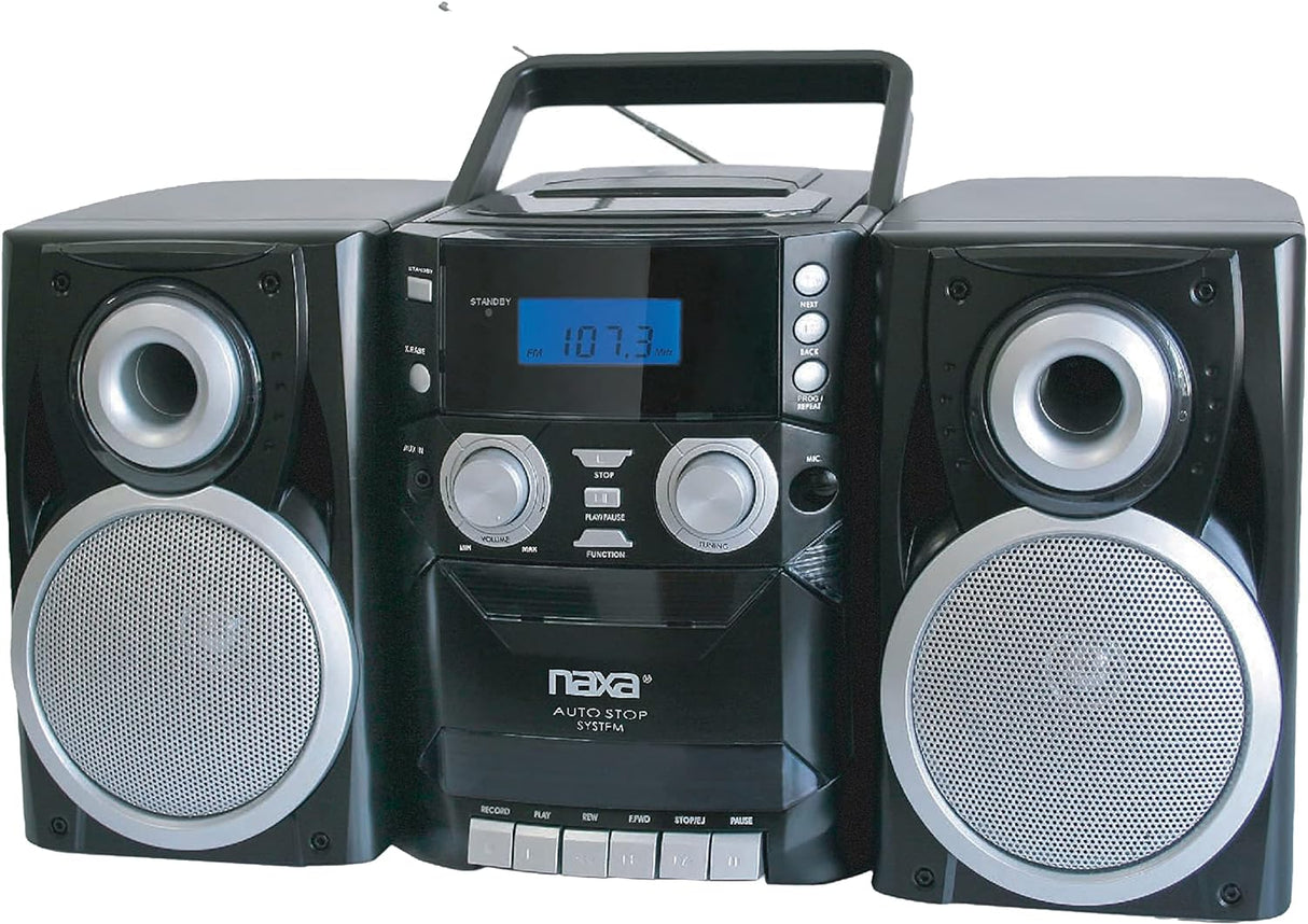 RADIO AM/FM, CD, CASSETTE, GRABADORA Y ALTAVOCES