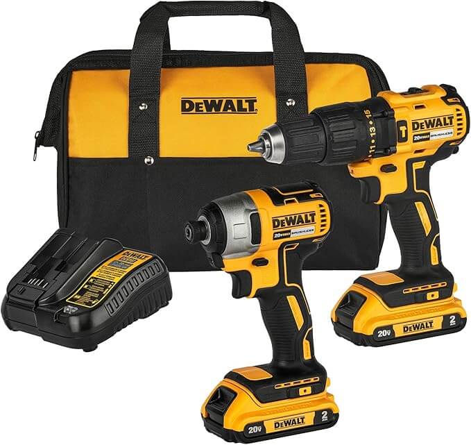 DeWalt Kit de Taladro Percutor + Destornillador de Impacto