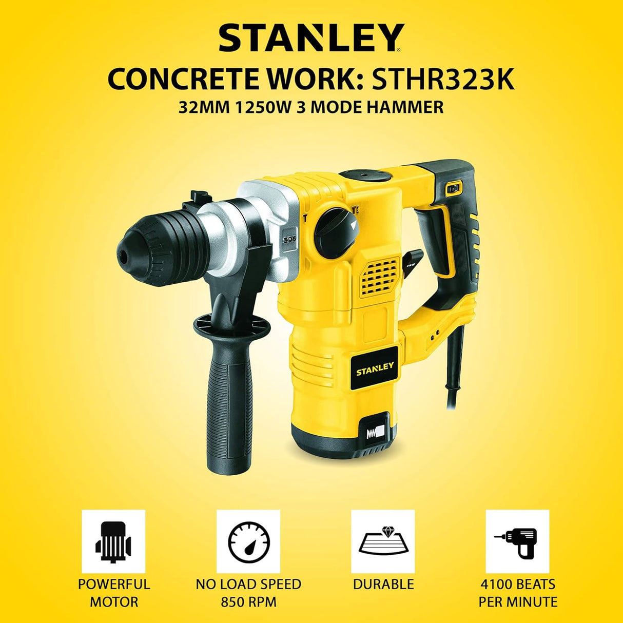 Stanley Taladro Percutor SDS