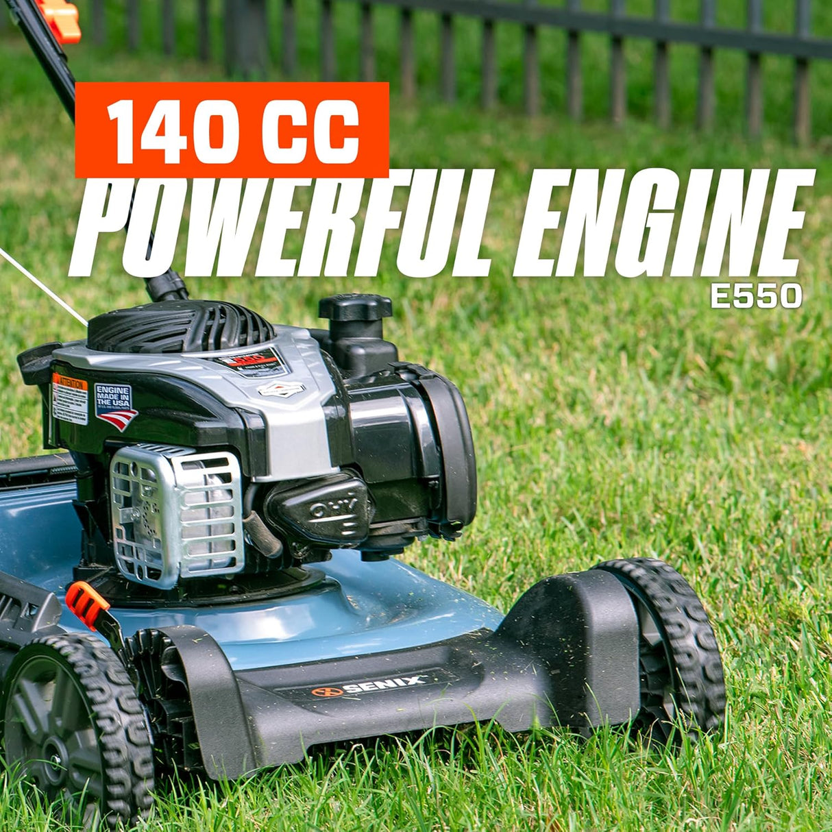 LSPG-M7 SENIX 21" 3IN1 HIGH WHEEL PUSH MOWER E55