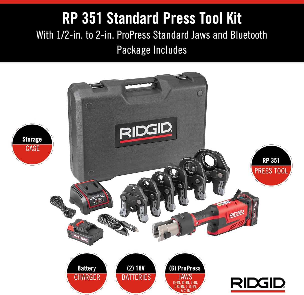 Ridgid Herramienta de Prensa Estándar