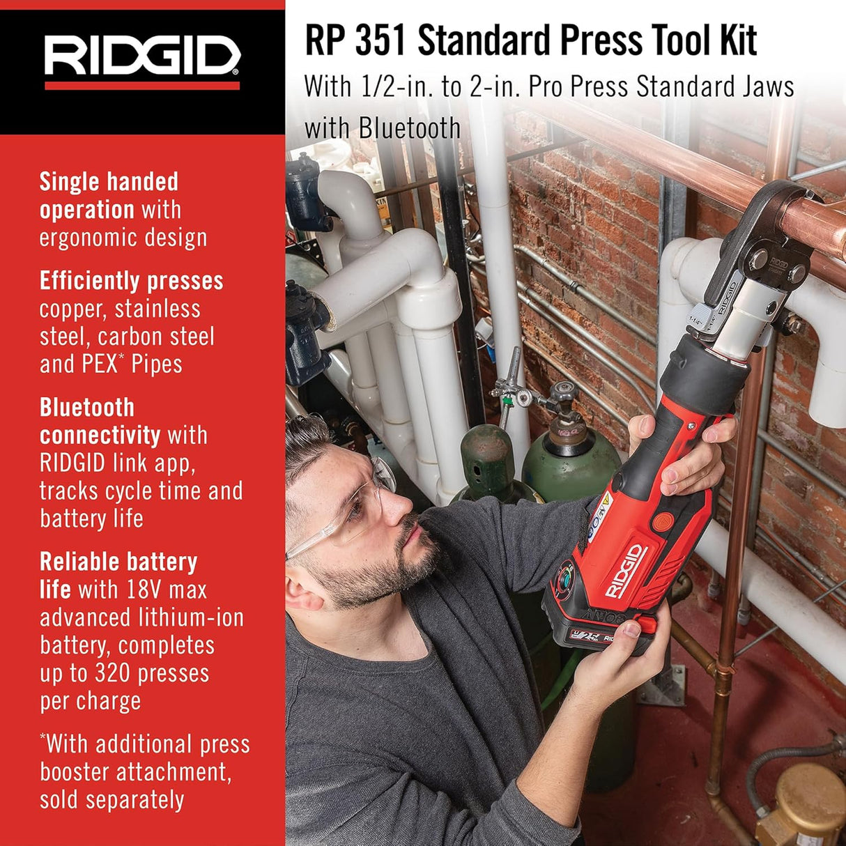 Ridgid Herramienta de Prensa Estándar