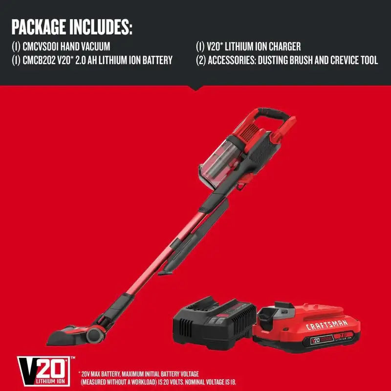 CRAFTSMAN Aspiradora Vertical Inalámbrica