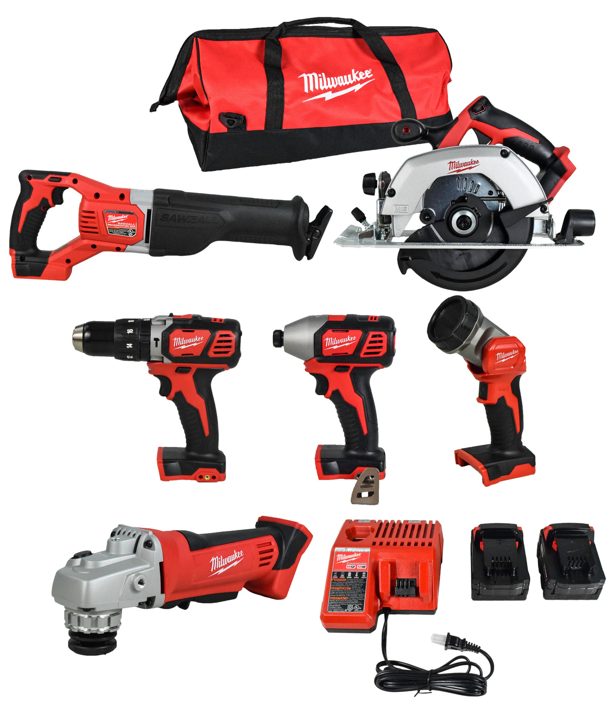 Milwaukee Juego combinado de 6 herramientas inalámbricas M18™