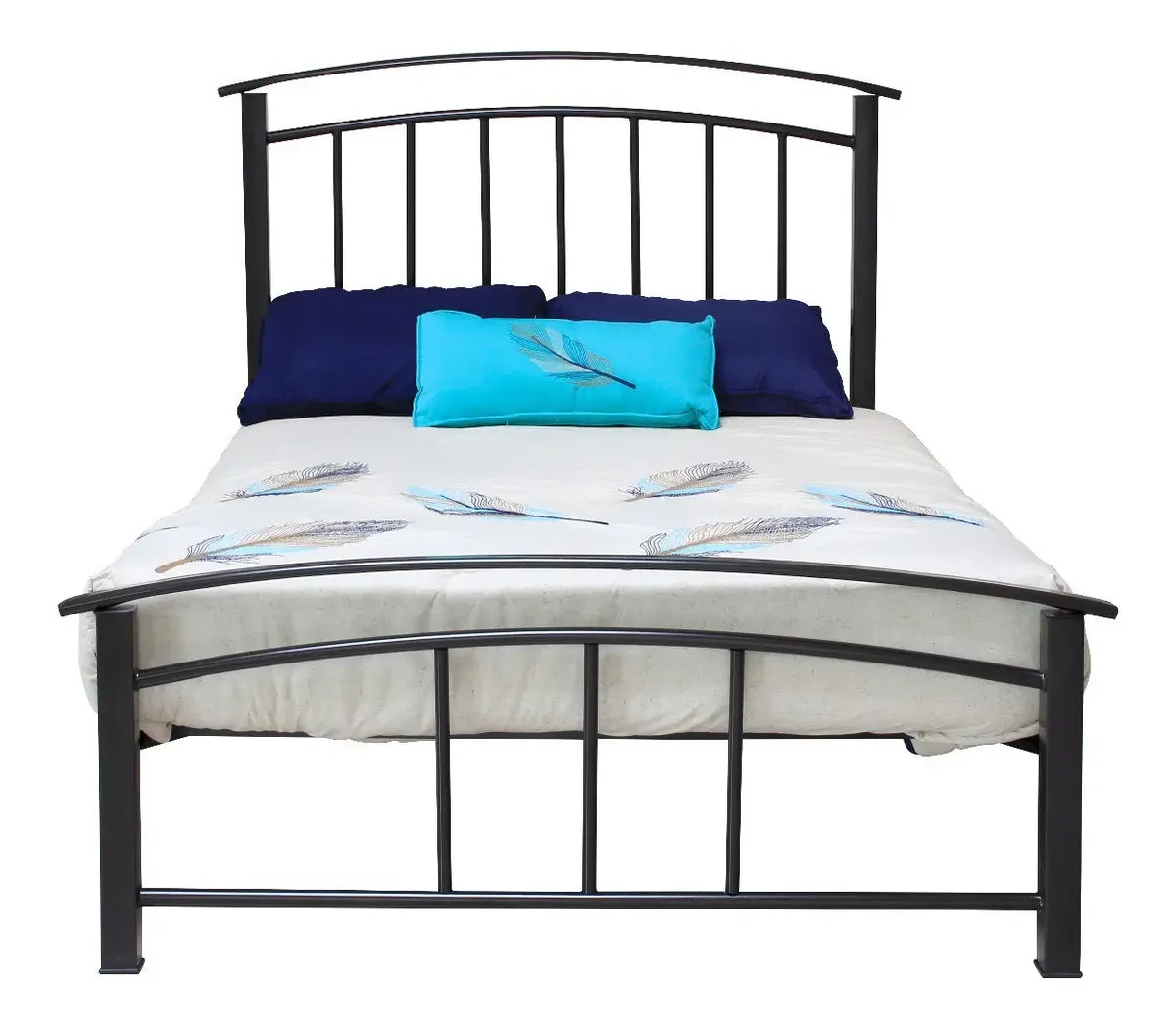 Cama Metal Queen Negra 8208