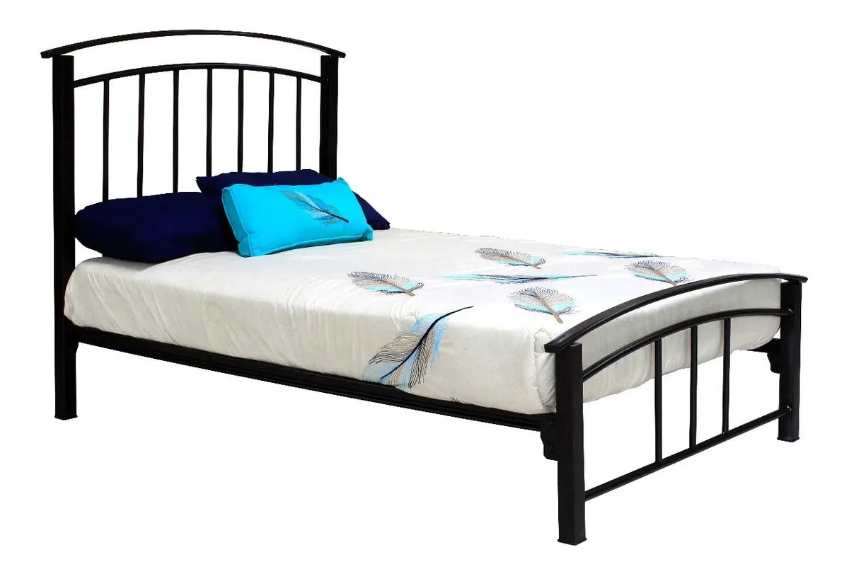 Cama Metal Queen Negra 8208