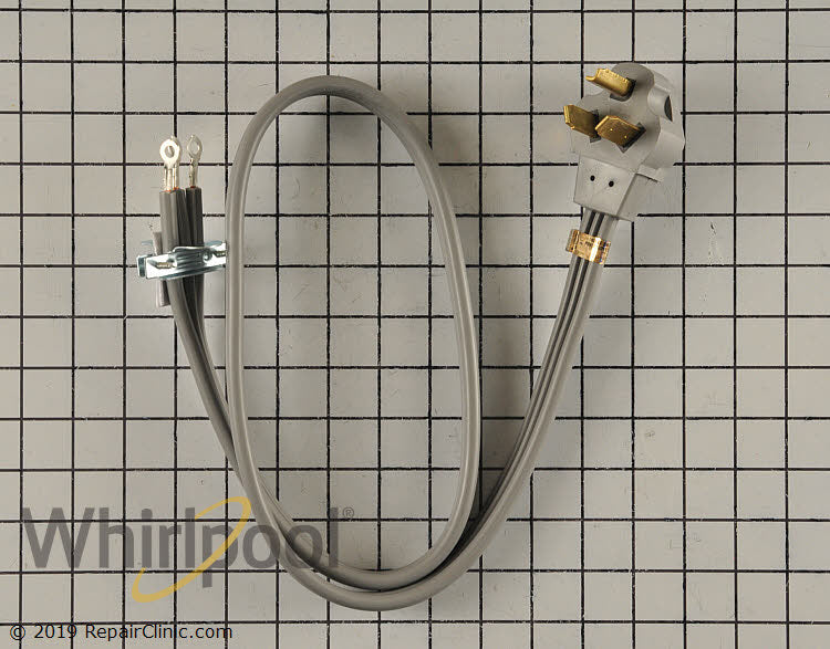 Cable de Alimentación Eléctrico para Secadora Whirlpool PT220L de 4 Pies