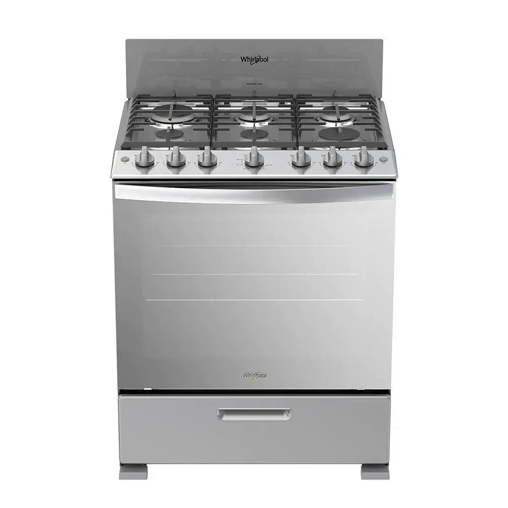 Whirlpool Estufa de Gas con 6 Quemadores Sellados