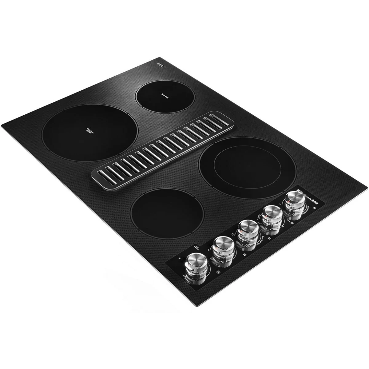 Placa de Cocción Eléctrica con Downdraft KitchenAid KCED600GBL de 30 Pulgadas