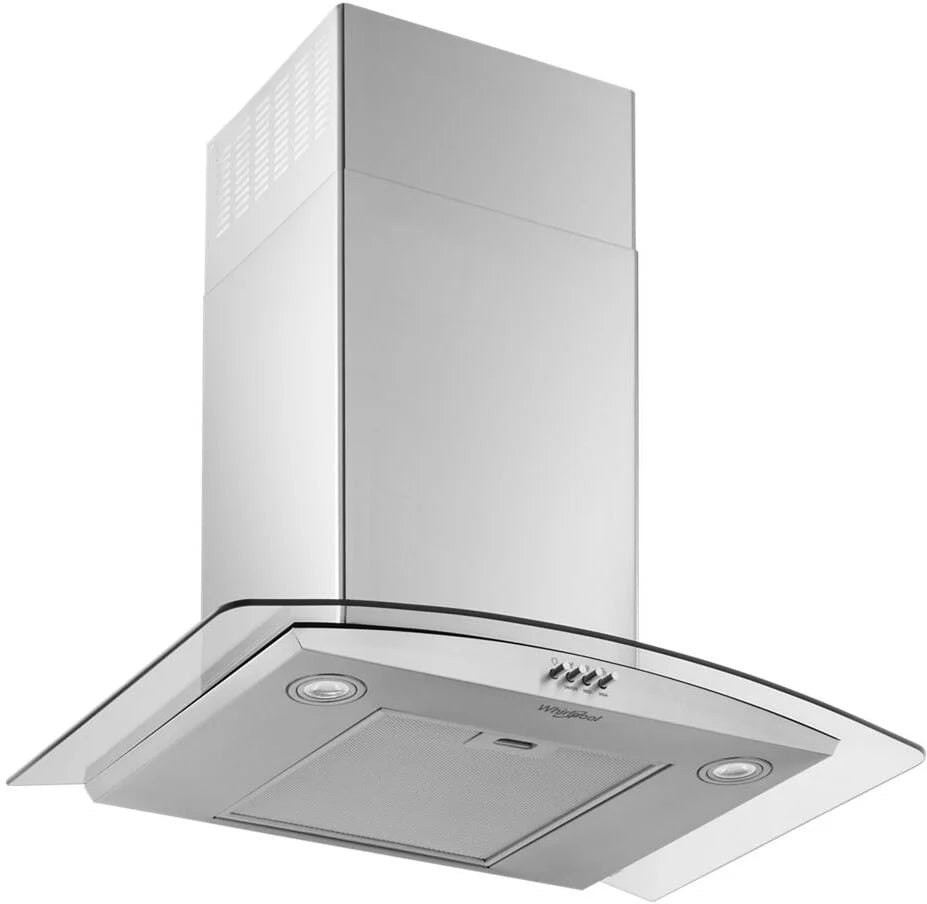 Whirlpool Campana de Pared de 30" con Vidrio Curvo
