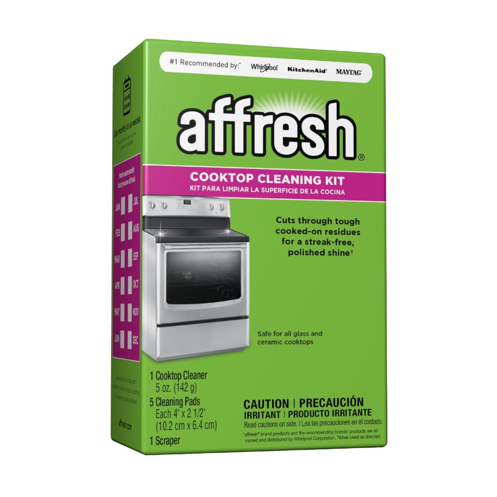 Kit de Limpieza para Estufas Affresh® (Limpiador + Almohadillas + Raspador)