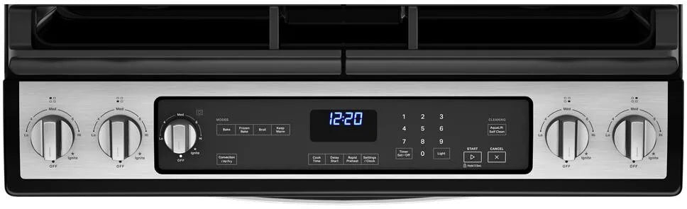 Whirlpool Estufa de Gas de 5.8 Pies Cúbico con Horno Air Fry 7-en-1