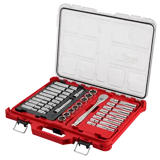 Milwaukee Juego de 47 Piezas de Trinquete y Sockets