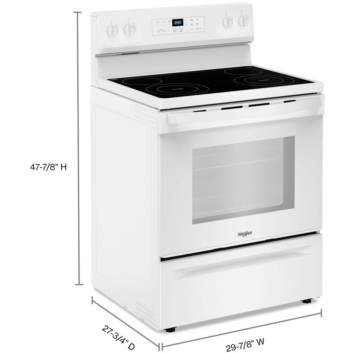 WFES3030RW ESTUFA ELECTRICA WHIRLPOOL 30"