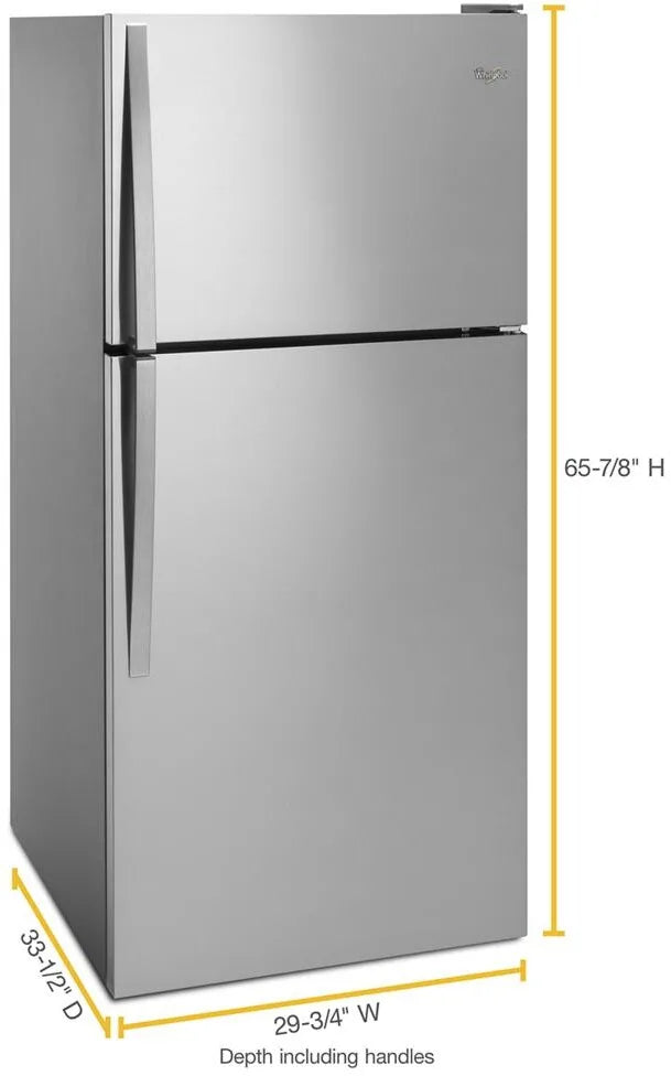 Whirlpool Refrigerator with 18.2 Cubic Feet