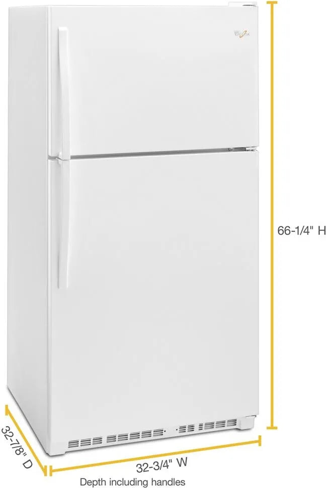 Whirlpool Refrigerator with 20.5 Cubic Feet