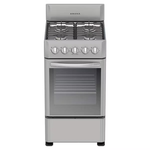 Amana Estufa de Gas Libre de 20" con 4 Quemadores