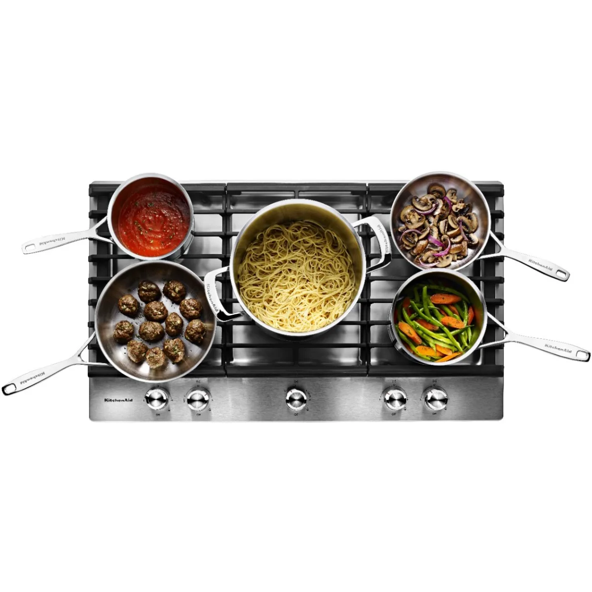 30 Inch Gas Cooktop with 5 Sealed Burners